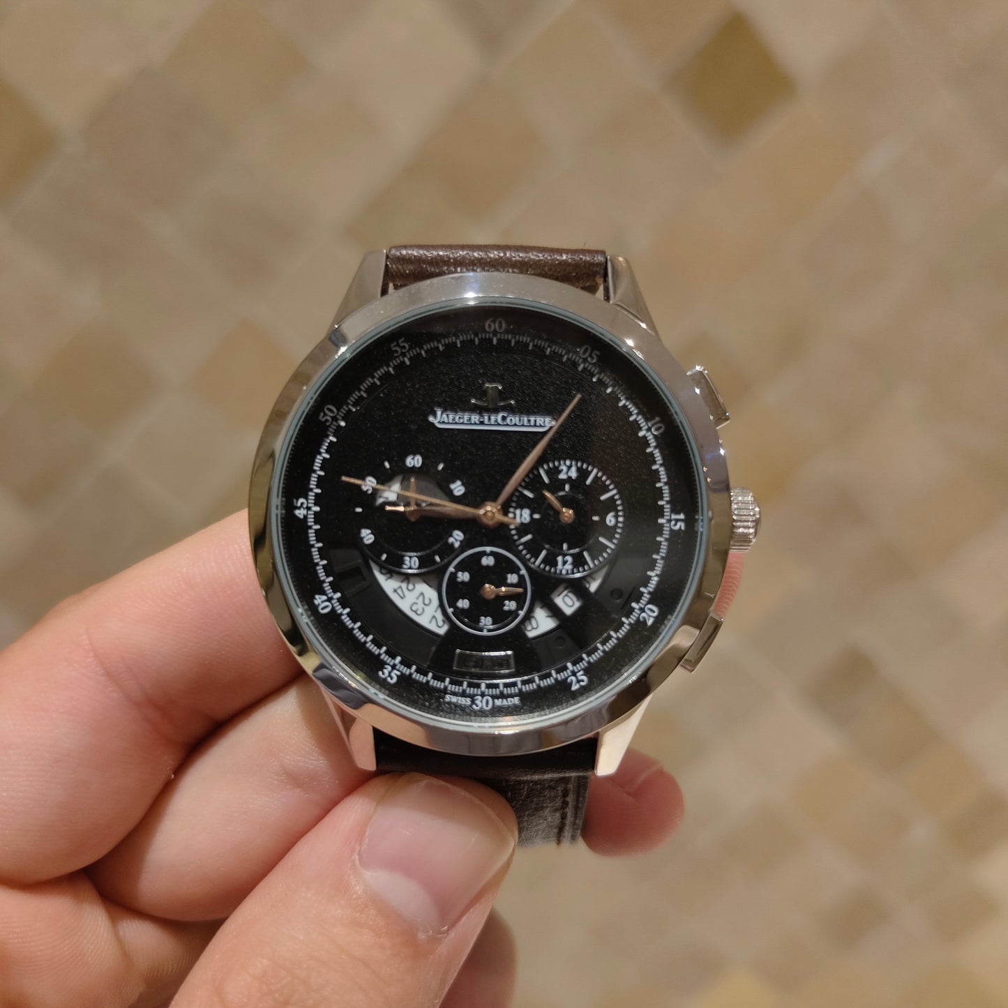 Jaeger-LeCoultre Caliber 381 ( 100% LEATHER )